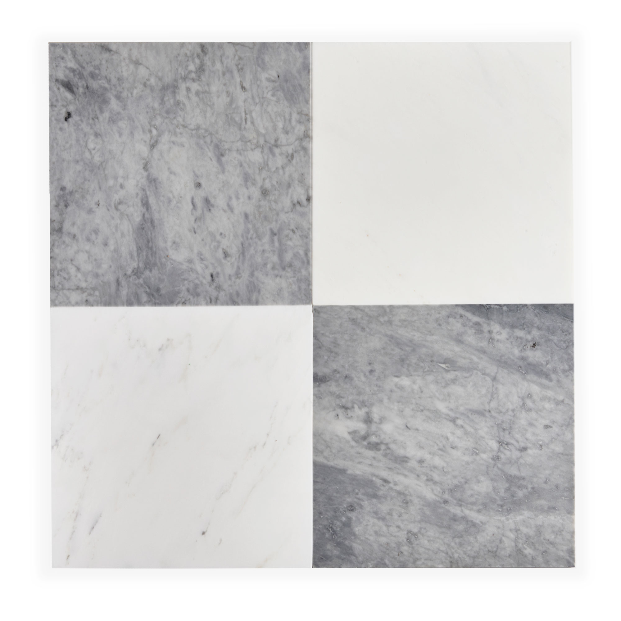 Casablanca Carrara & Bardiglio Grey Marble - Honed - 12