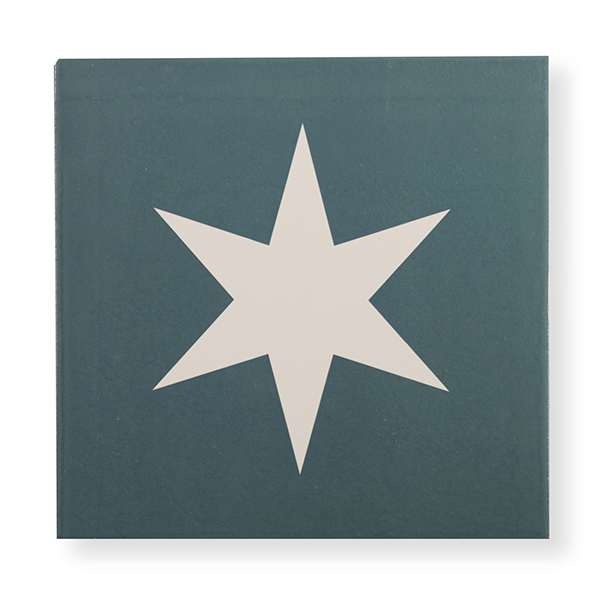 Sample: Superstar Blue - Ceramic Tile