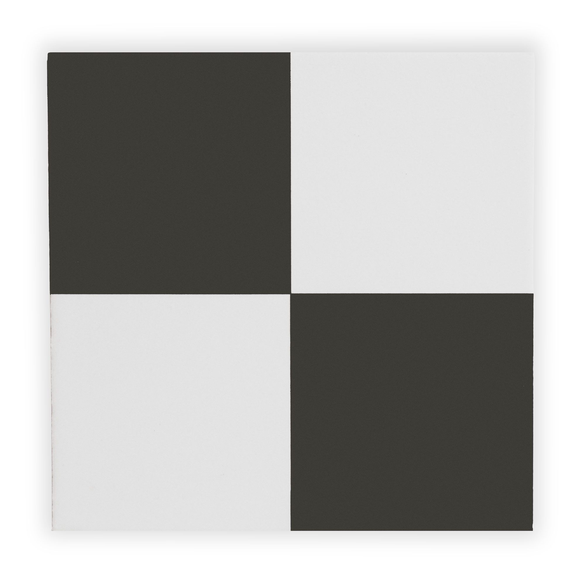 Sample: Checkerboard Black & White - Ceramic Tile