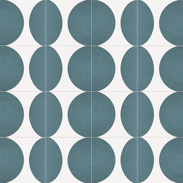 Groovy Blue - Ceramic Tile