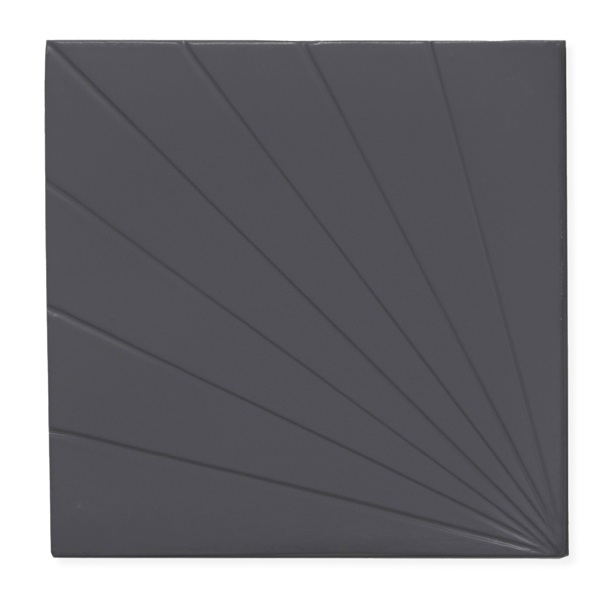 Tulum Black 6x6 - Dimensional Relief Artisan Ceramic Tile